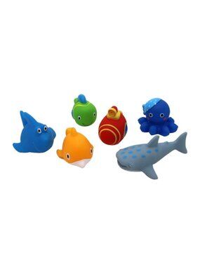 Buba Baby Shark Bath Toy Bundle 6m+ (MARINE LIFE BUNDLE)